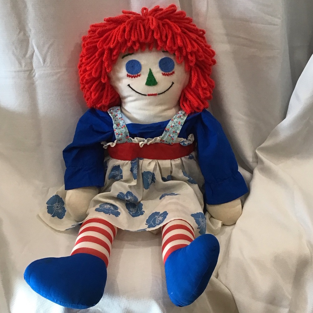 Hand Made Classic Jumbo 36 inch (3 foot) Raggedy Ann doll